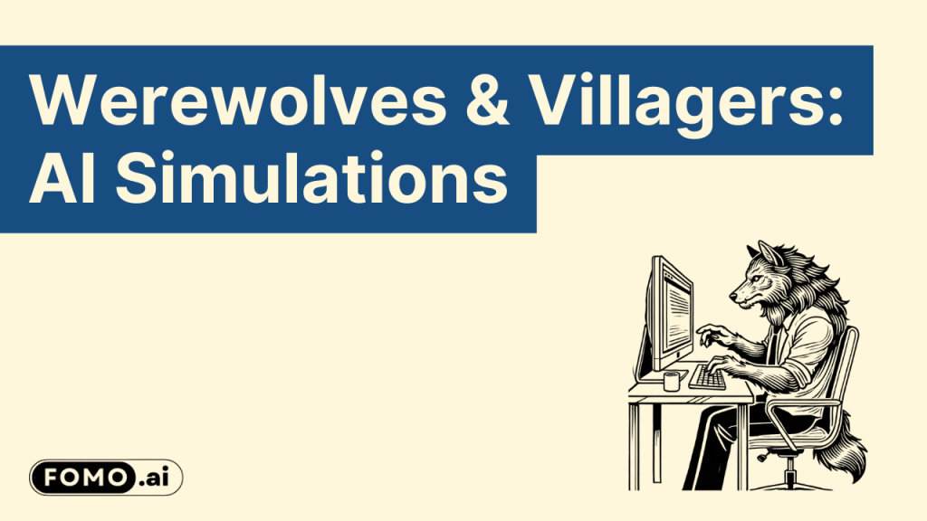 Werewolves and Villagers AI simulations with a werewolf using a computer